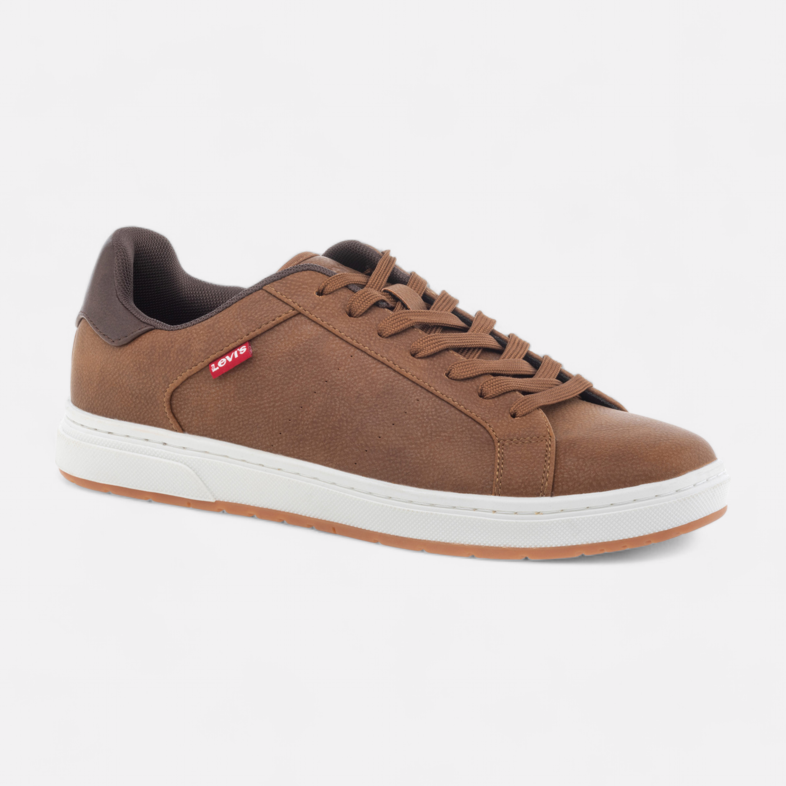 Basket levis homme cuir marron best sale