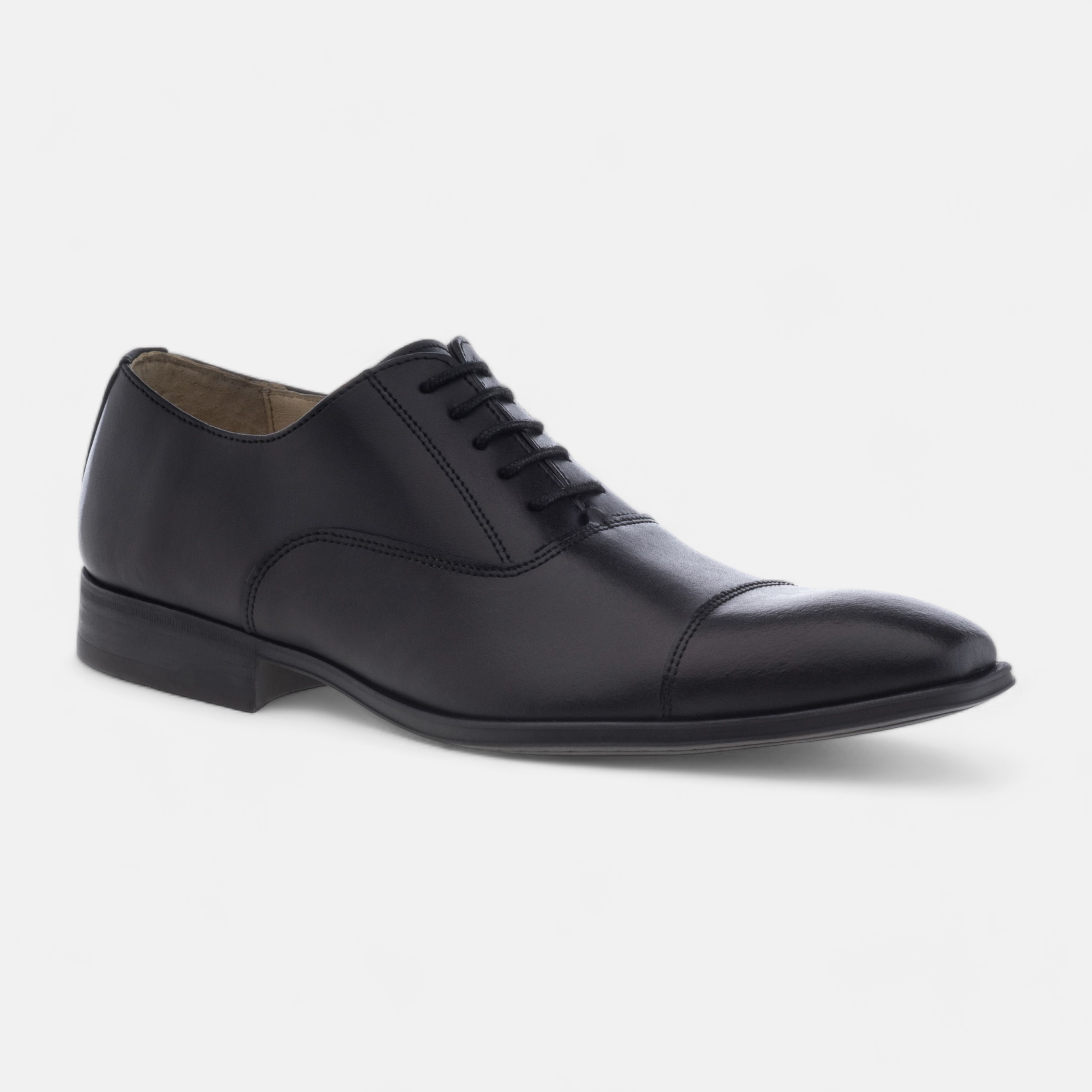 Chaussures habillees cousues Homme en cuir noir France FR