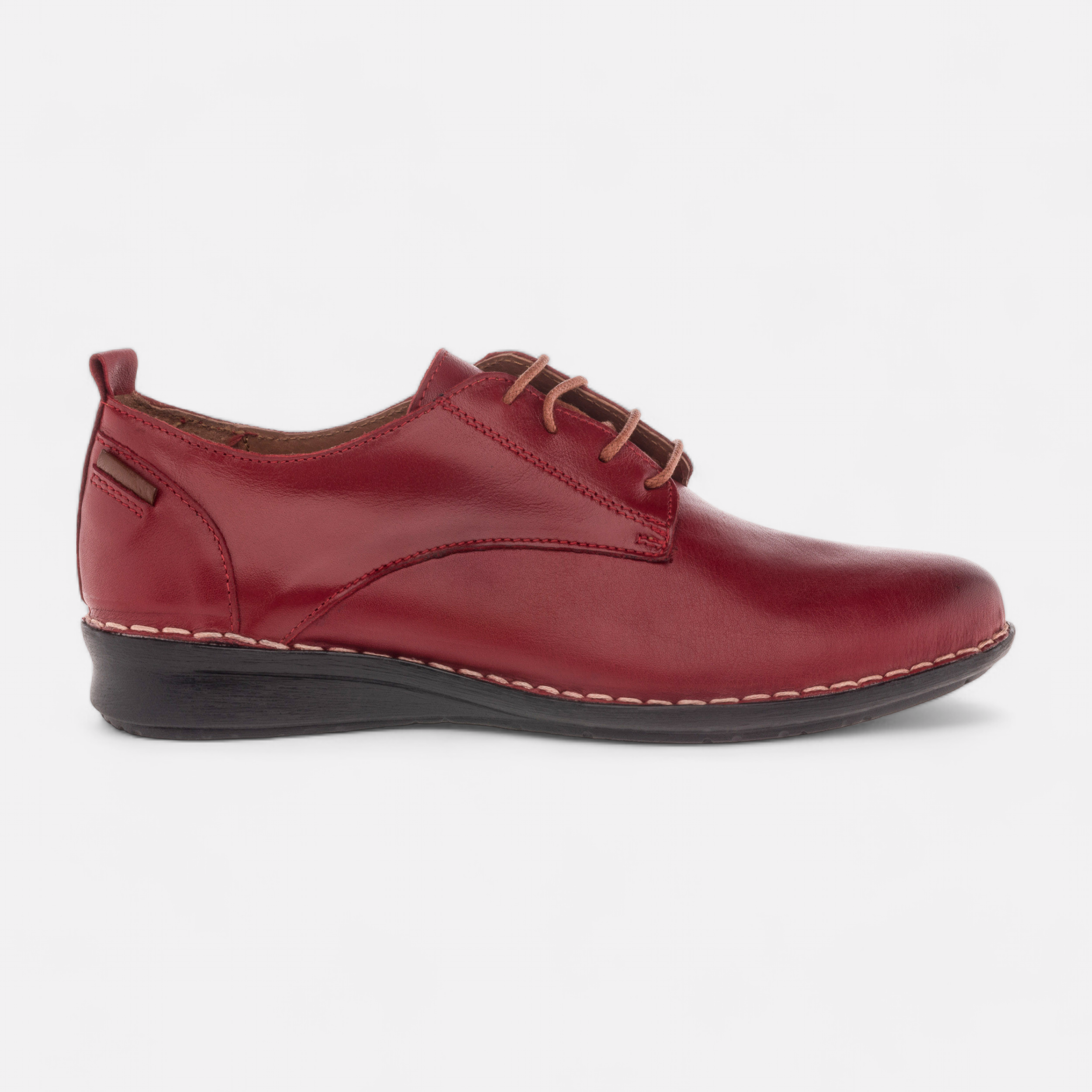 Derbies rouge femme on sale