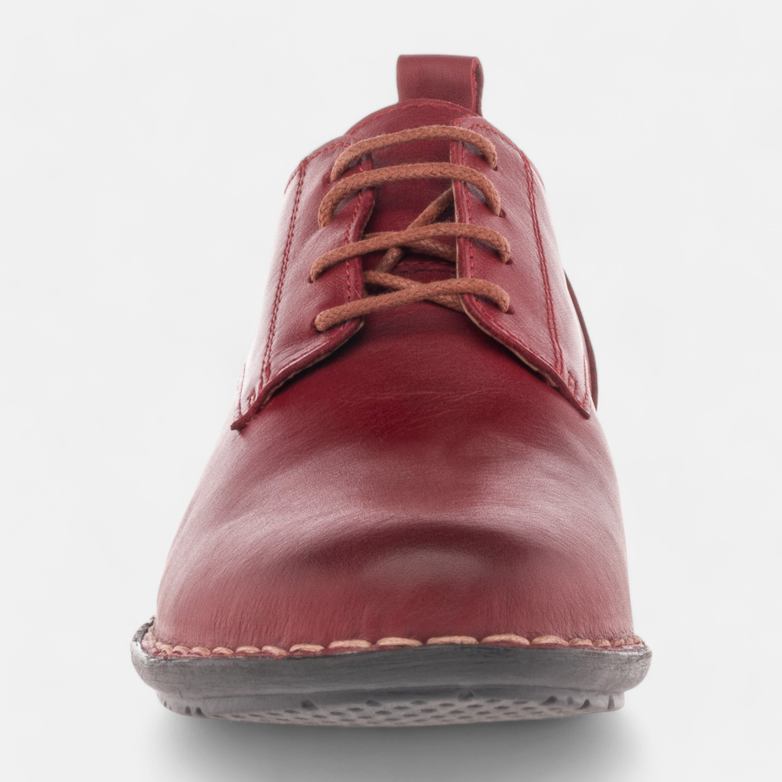 Derbies Femme en cuir rouge France FR