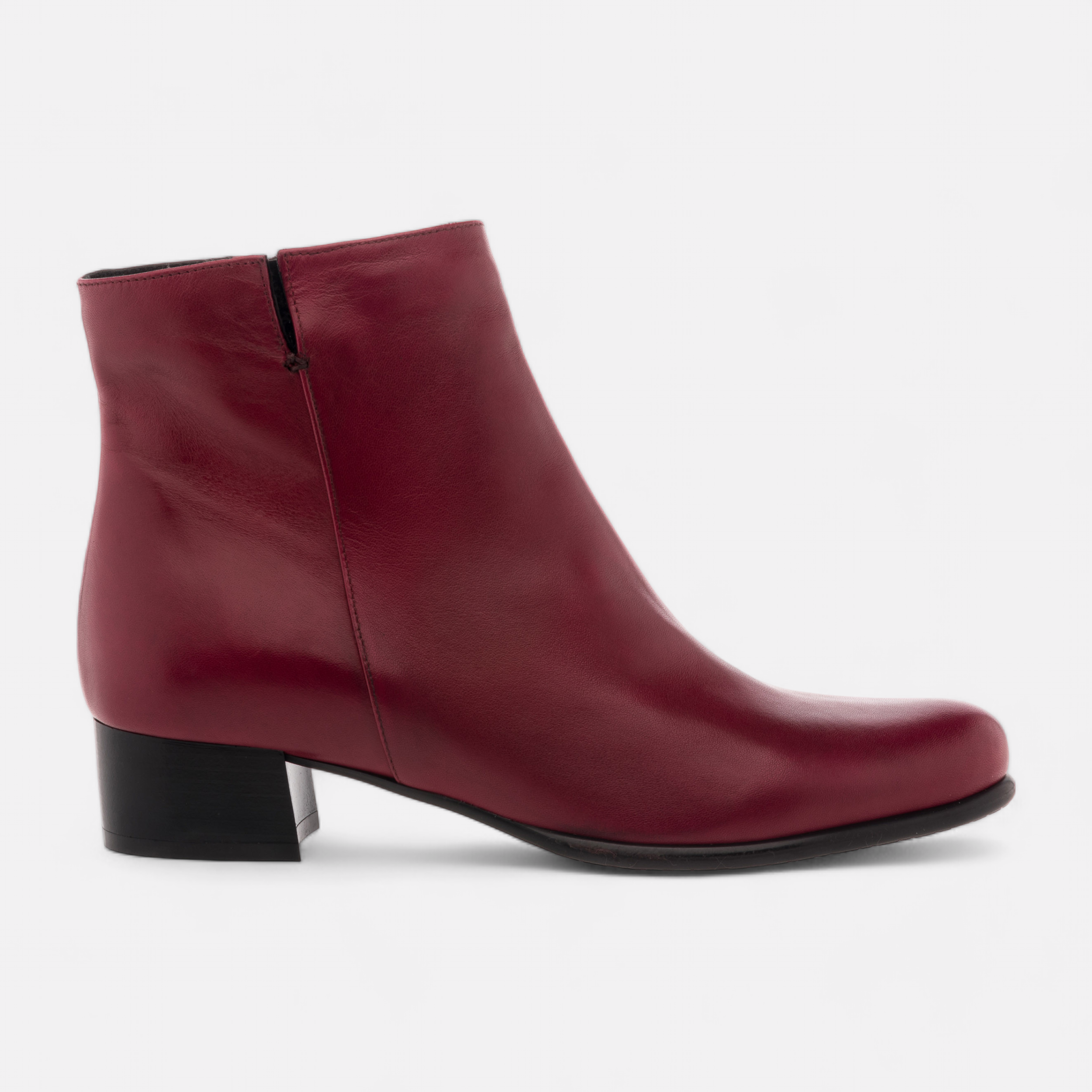 Bottines Femme en cuir rouge France FR