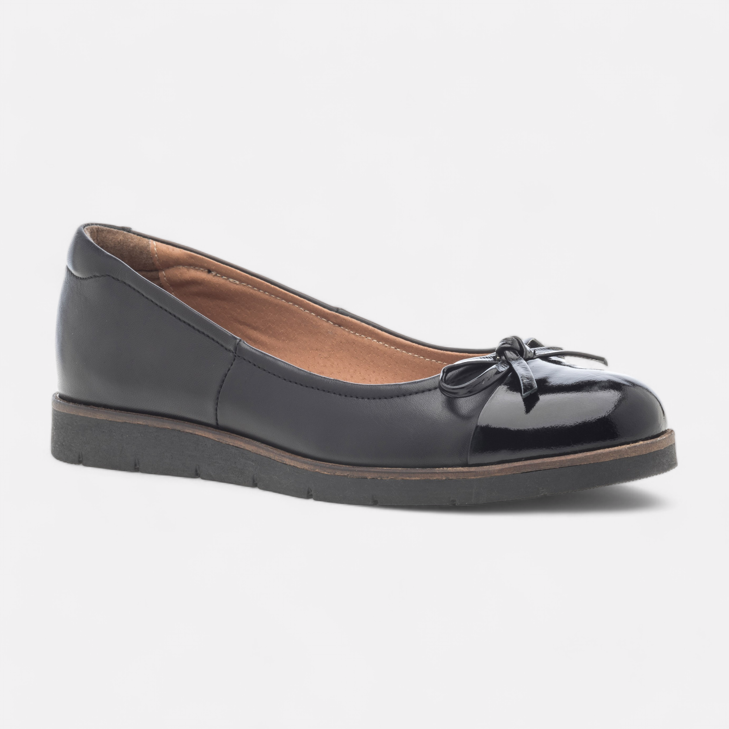 Ballerines Femme en cuir noir France FR