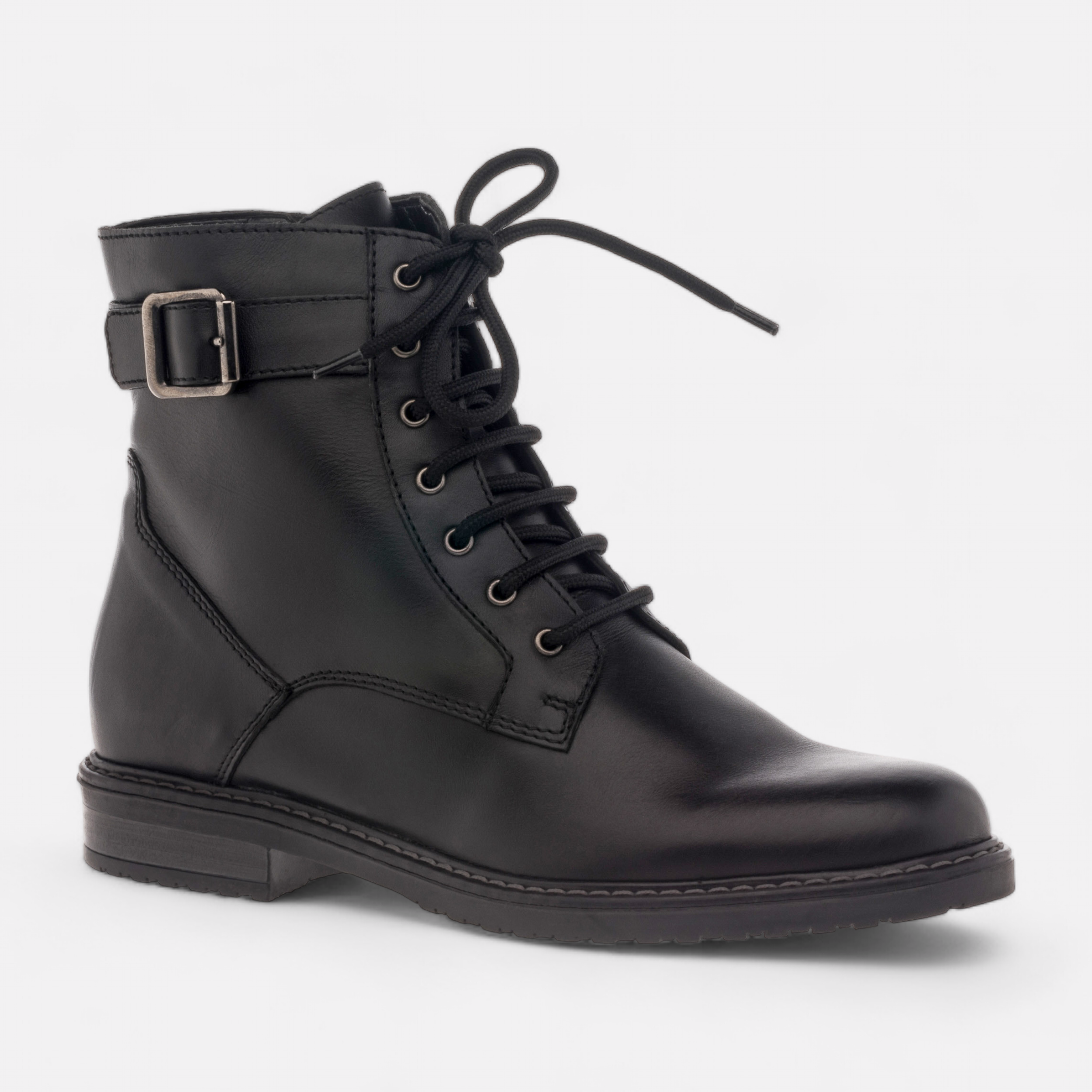 Bottines à lacets femme cuir online