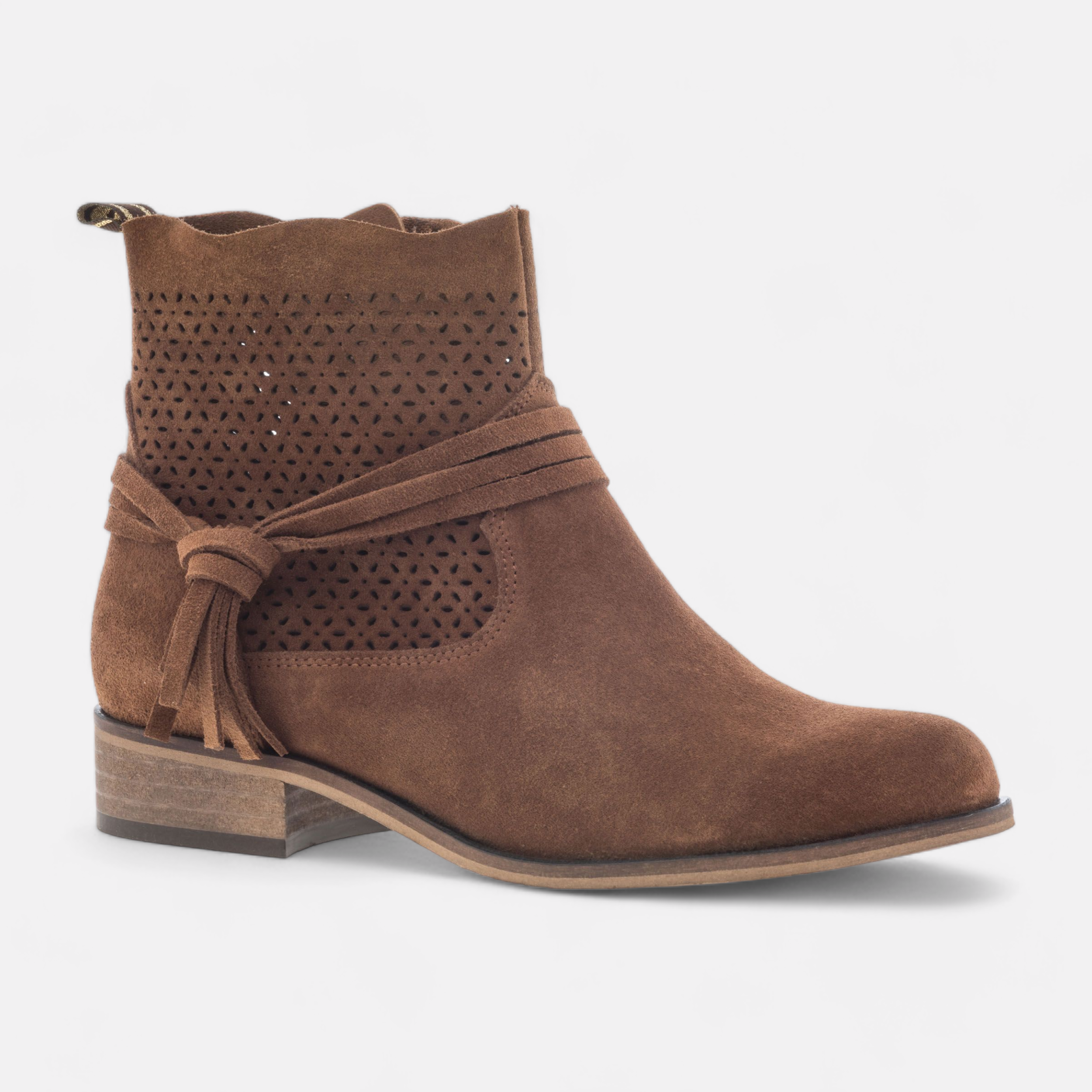 Boots Femme en cuir camel France FR