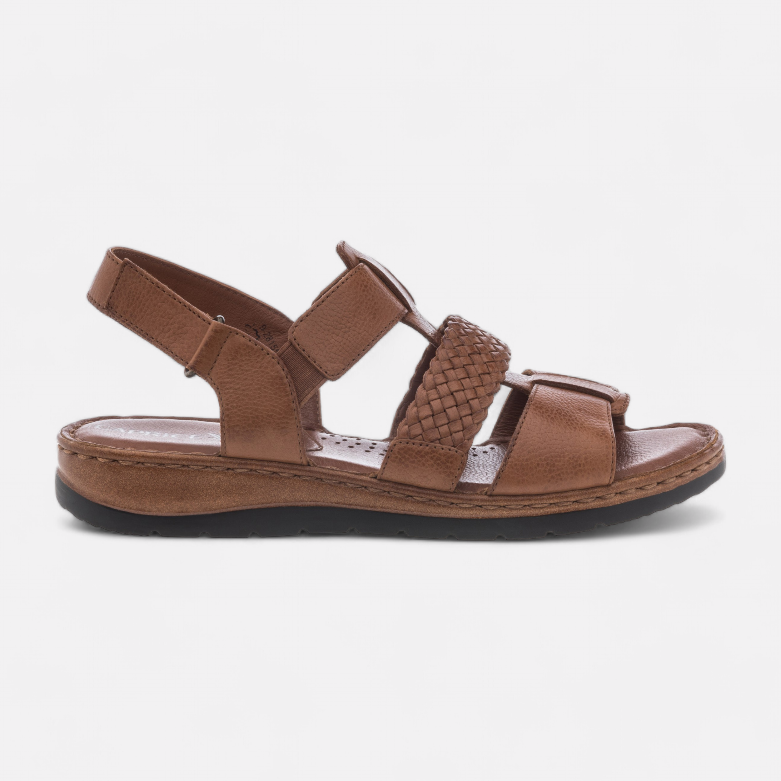 Sandales femme cuir cognac online