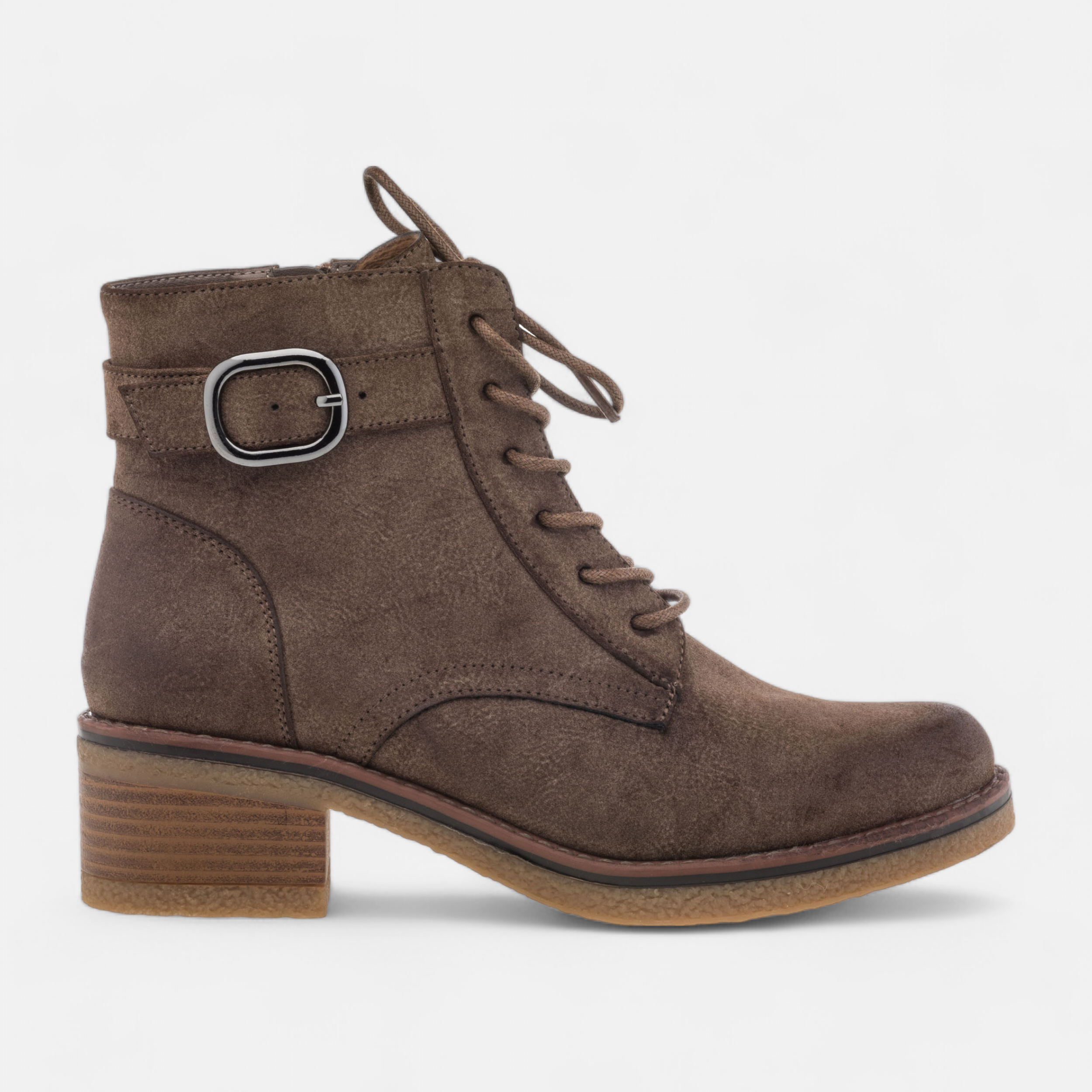 Boots lacets femme online