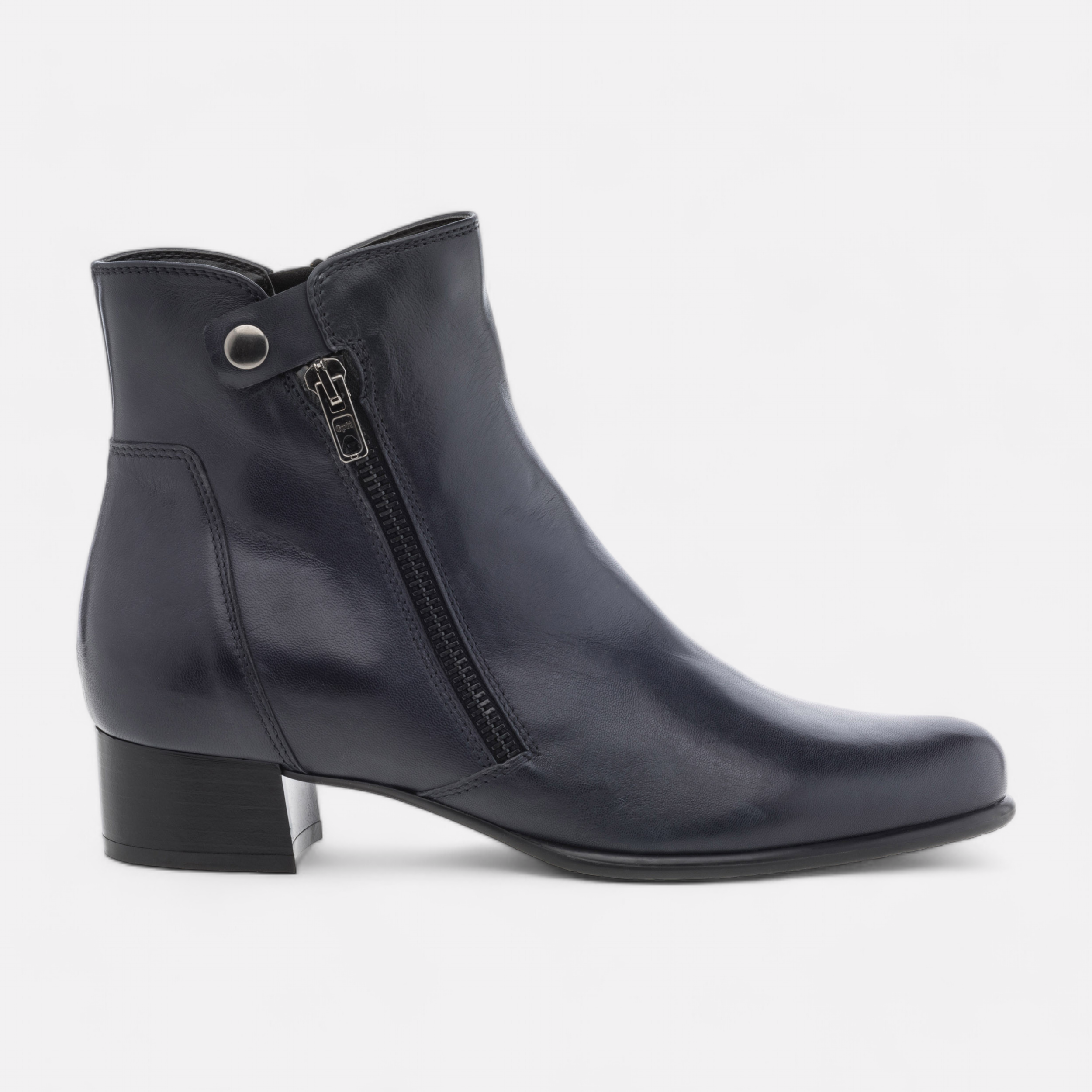 Bottines Femme en cuir bleu marine France FR