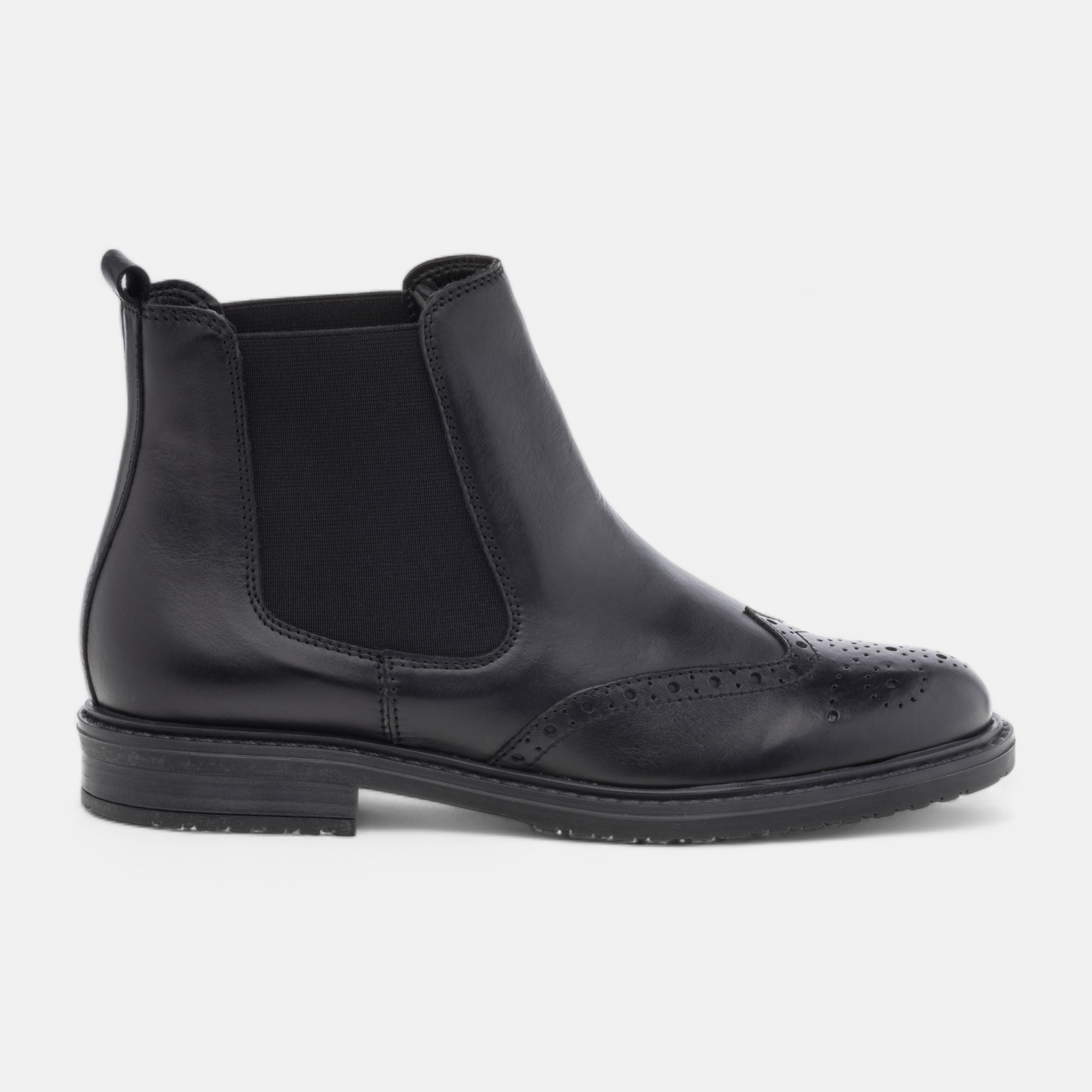 Boots chelsea cuir femme on sale