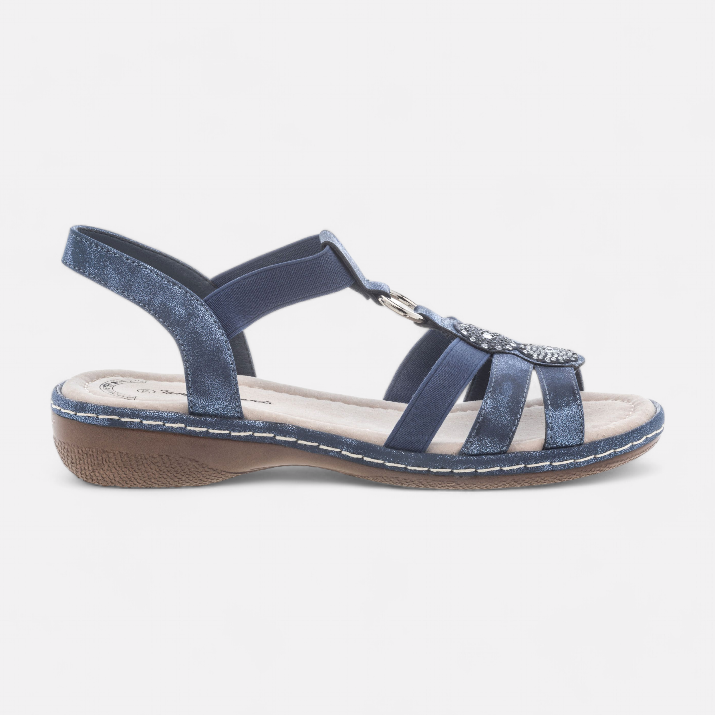 Sandales femme bleu marine online