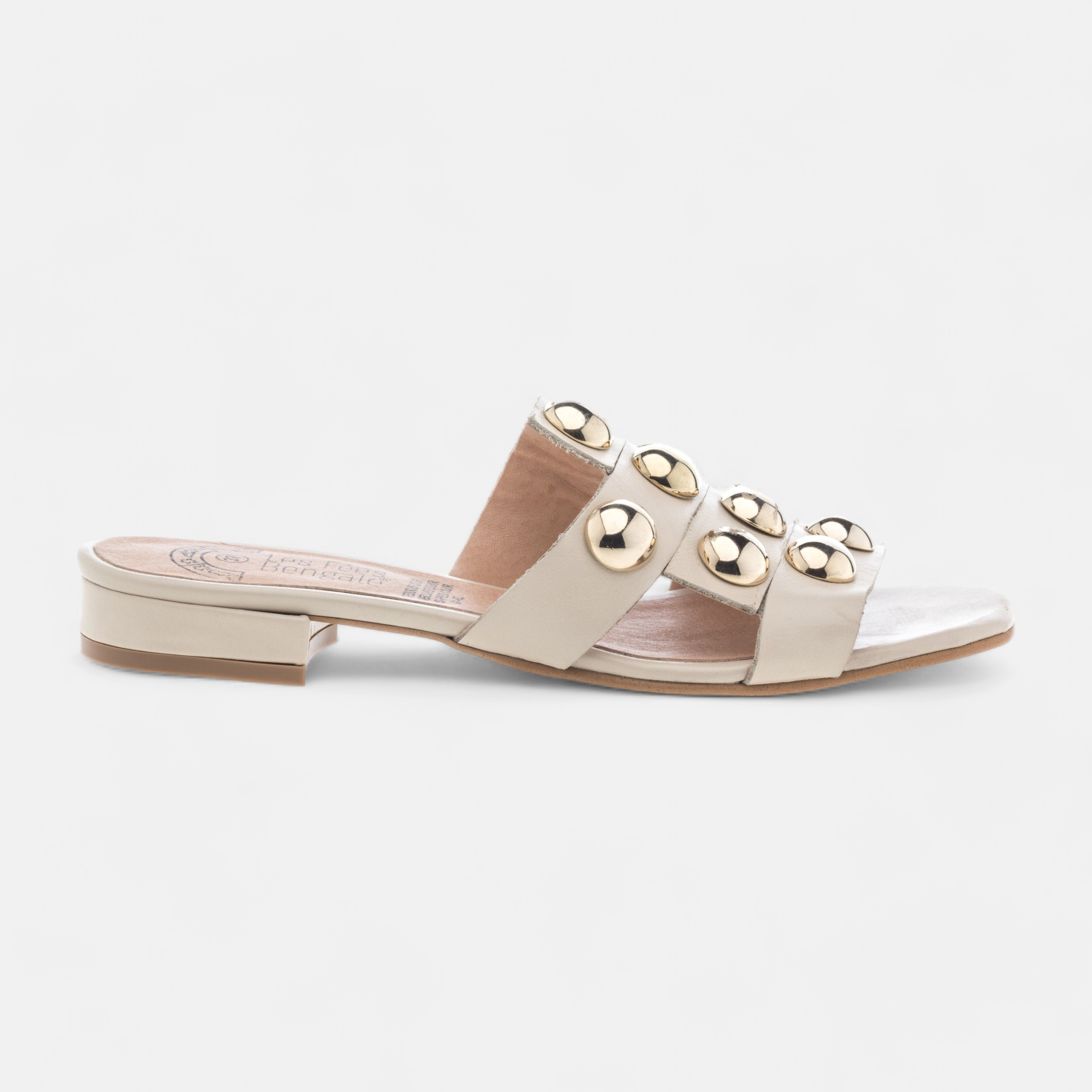 Mules plates cuir femme online