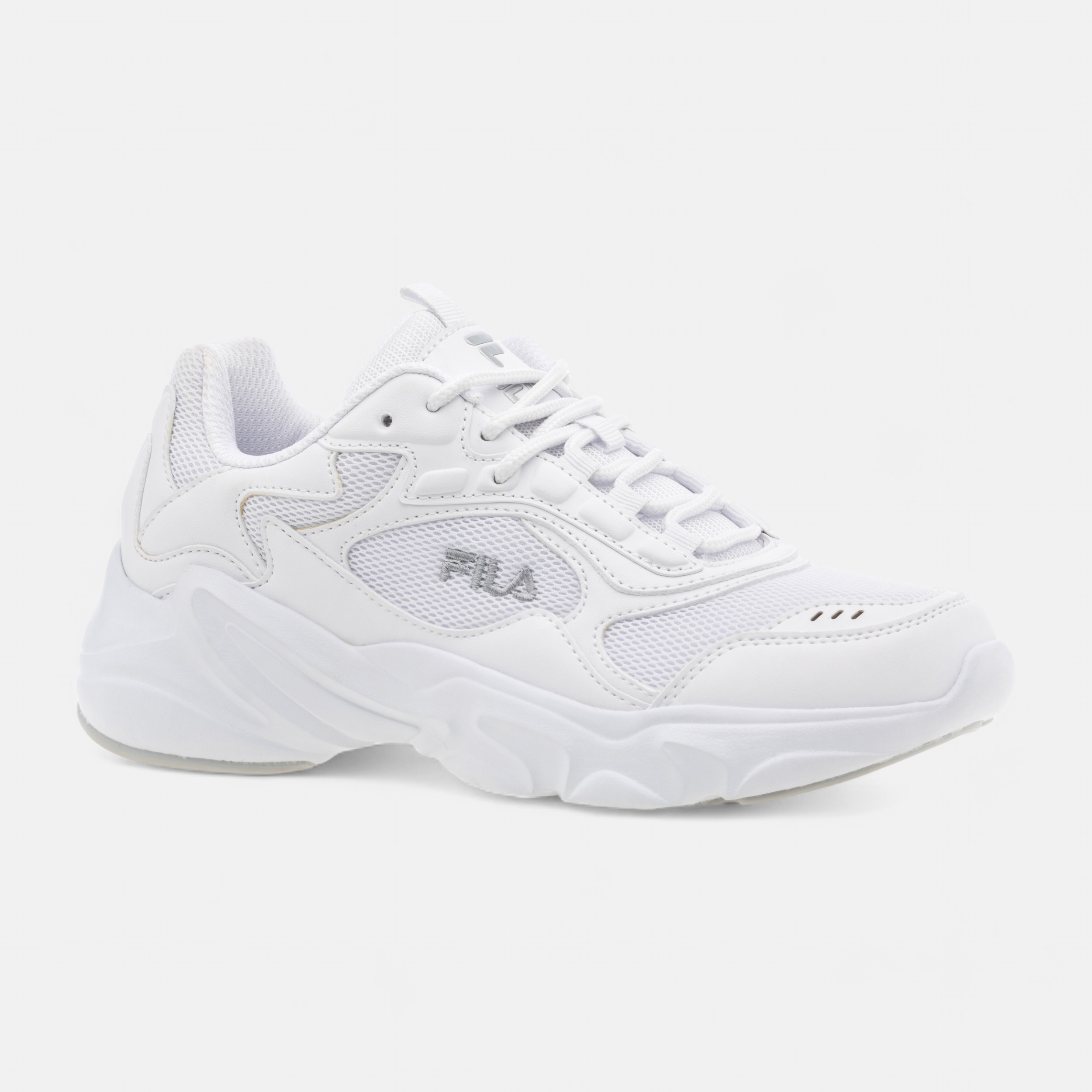 Sneakers a talon compense Femme blanc France FR