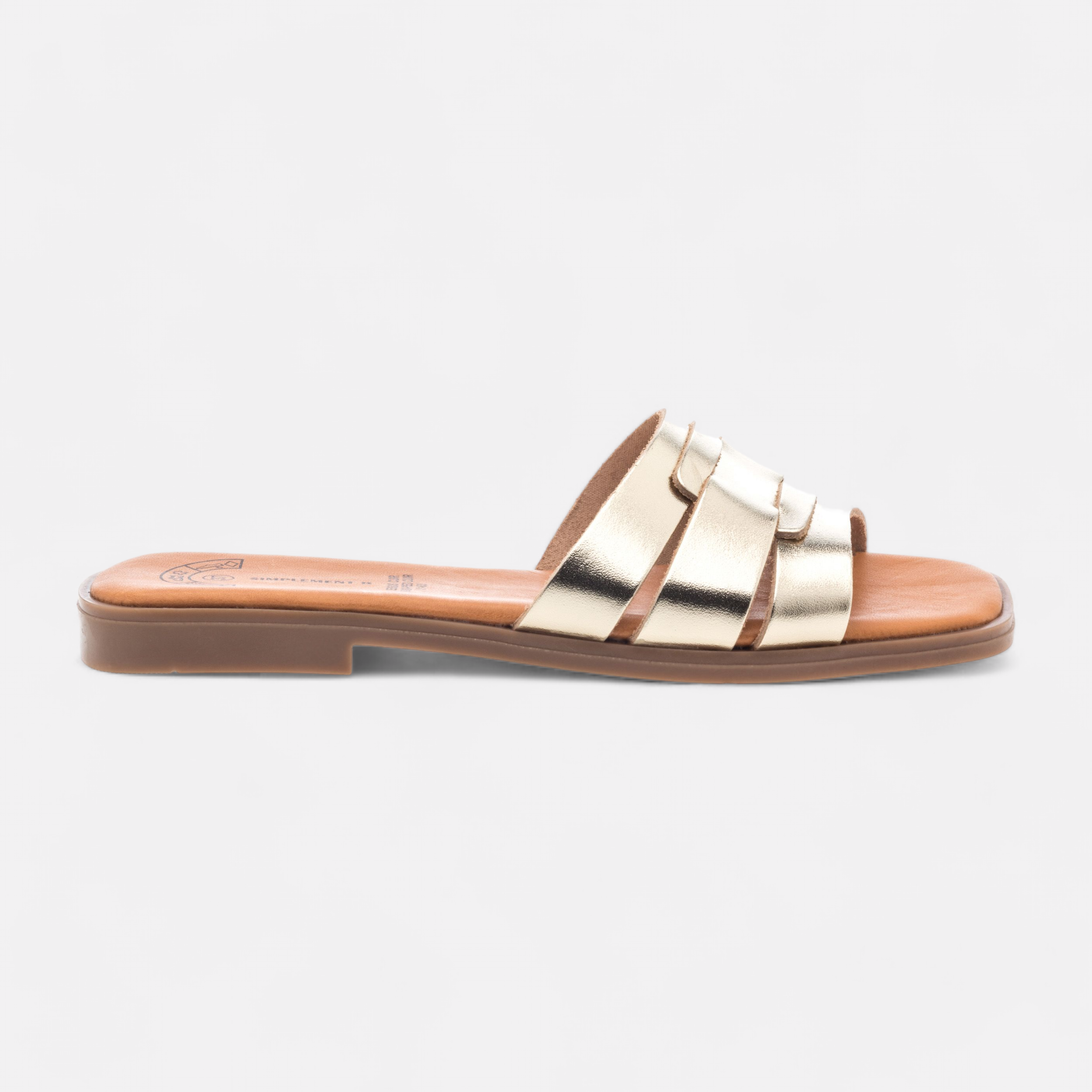 Mules plates cuir femme online