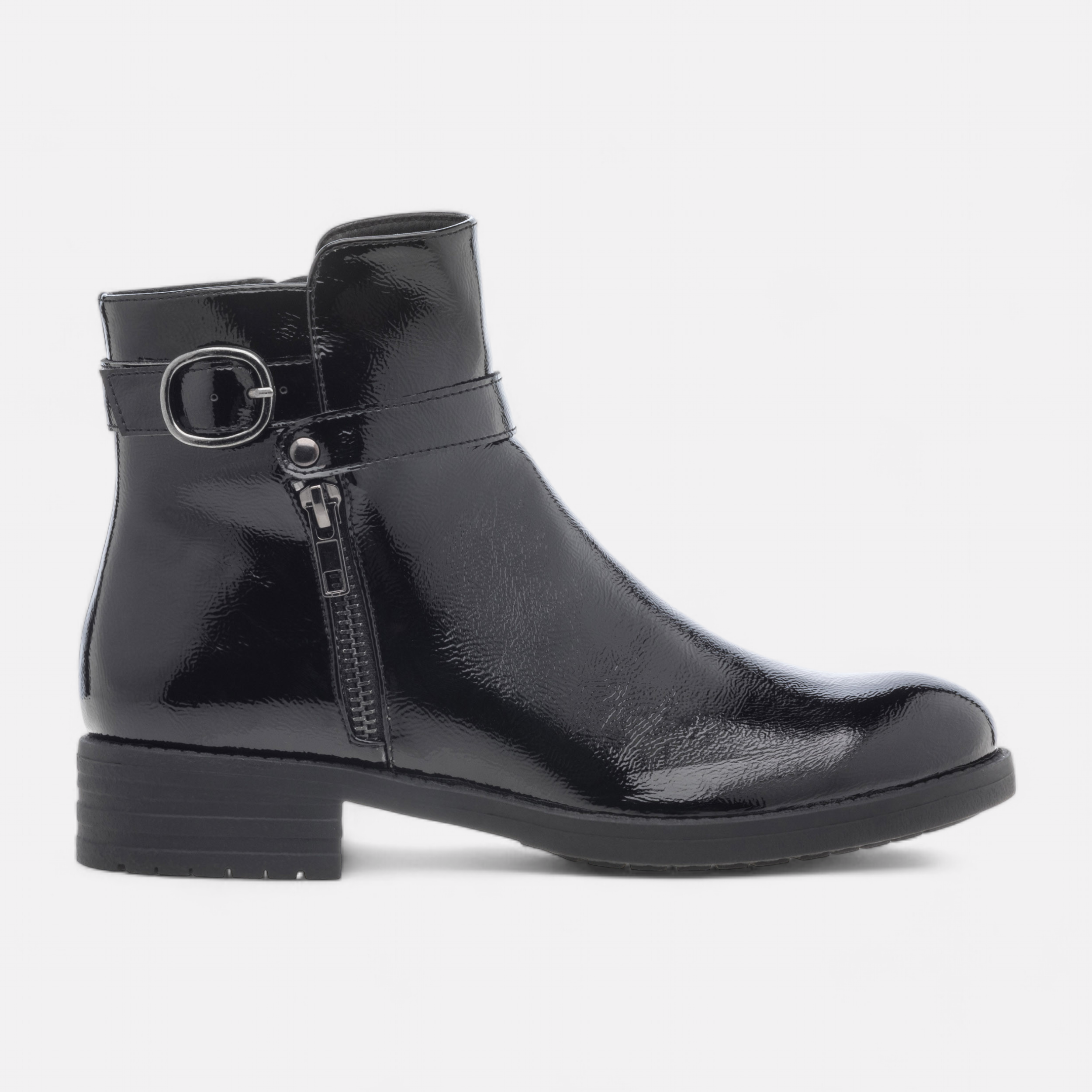 Bottines femme noires vernies online