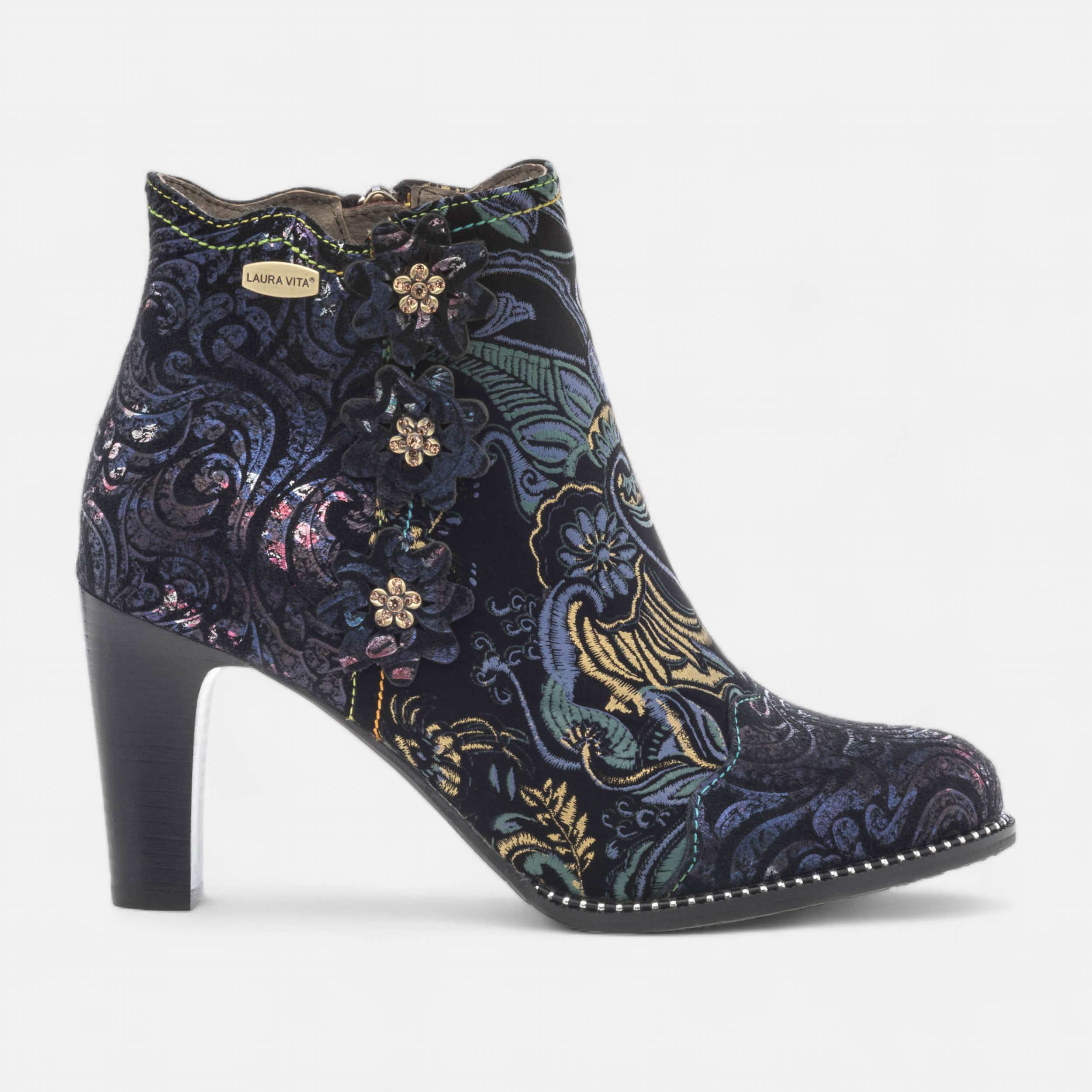 Bottines bleues femme besson on sale