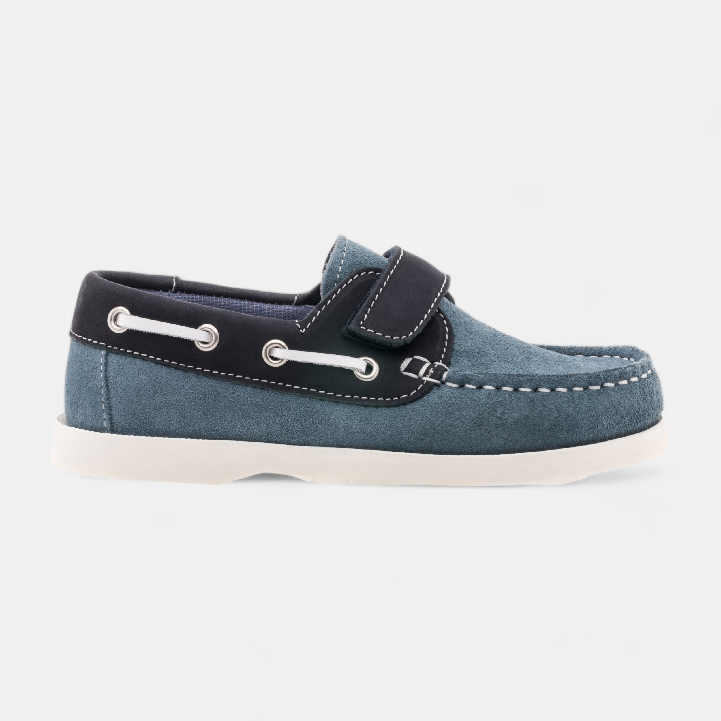 Chaussures bateau Enfant en cuir jeans France FR