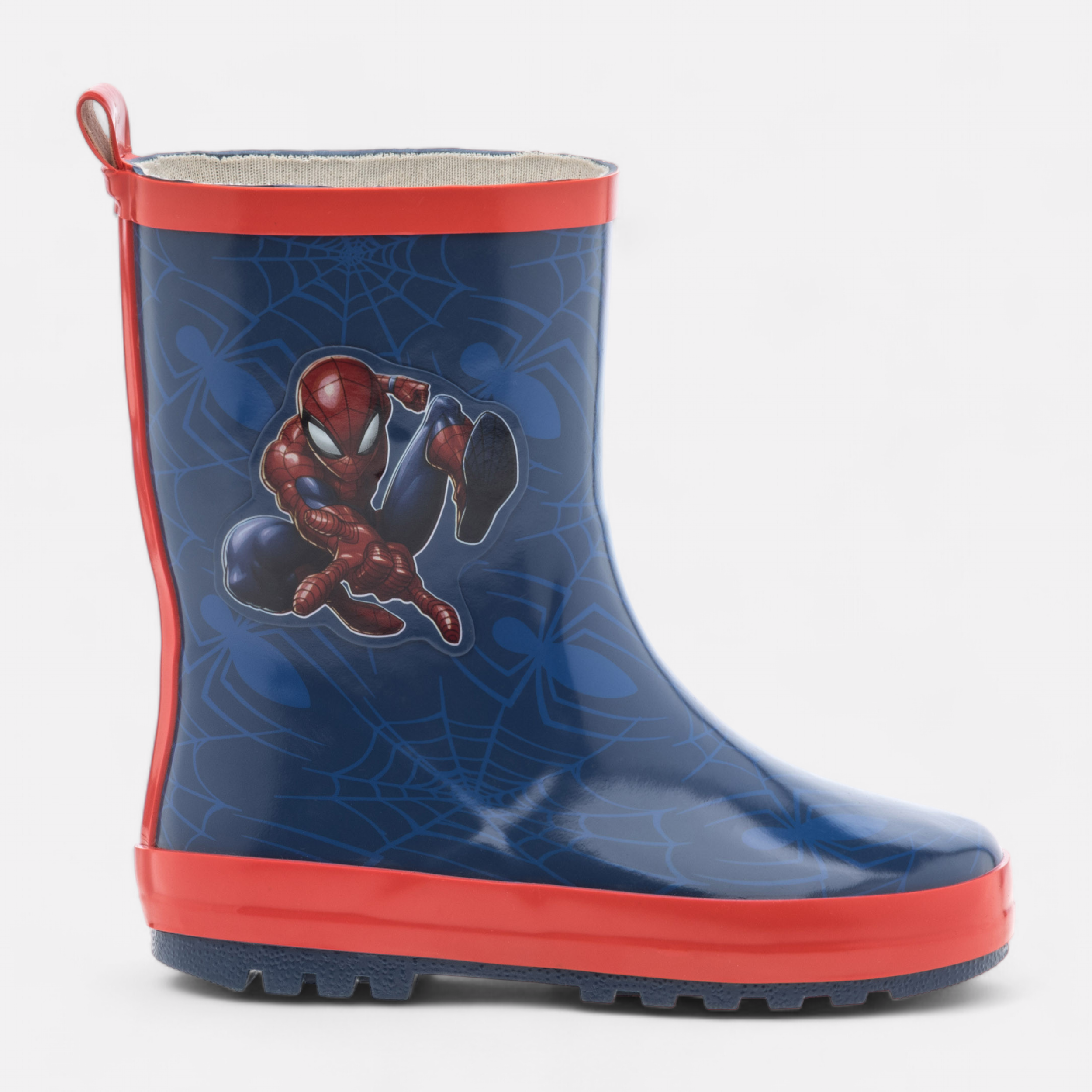 Bottes de pluie a talon compense Enfant bleu marine France FR