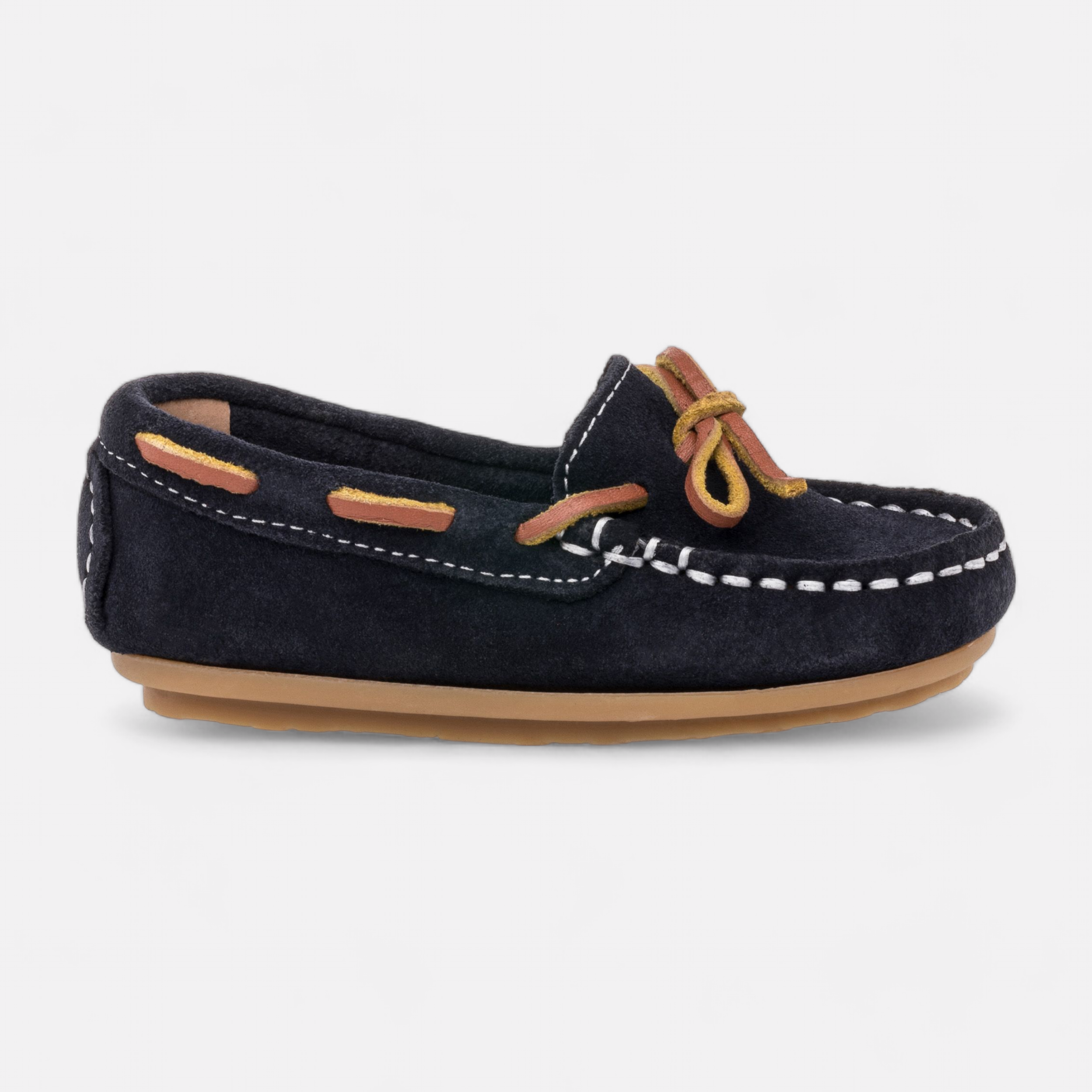 Mocassins Enfant en cuir bleu France FR