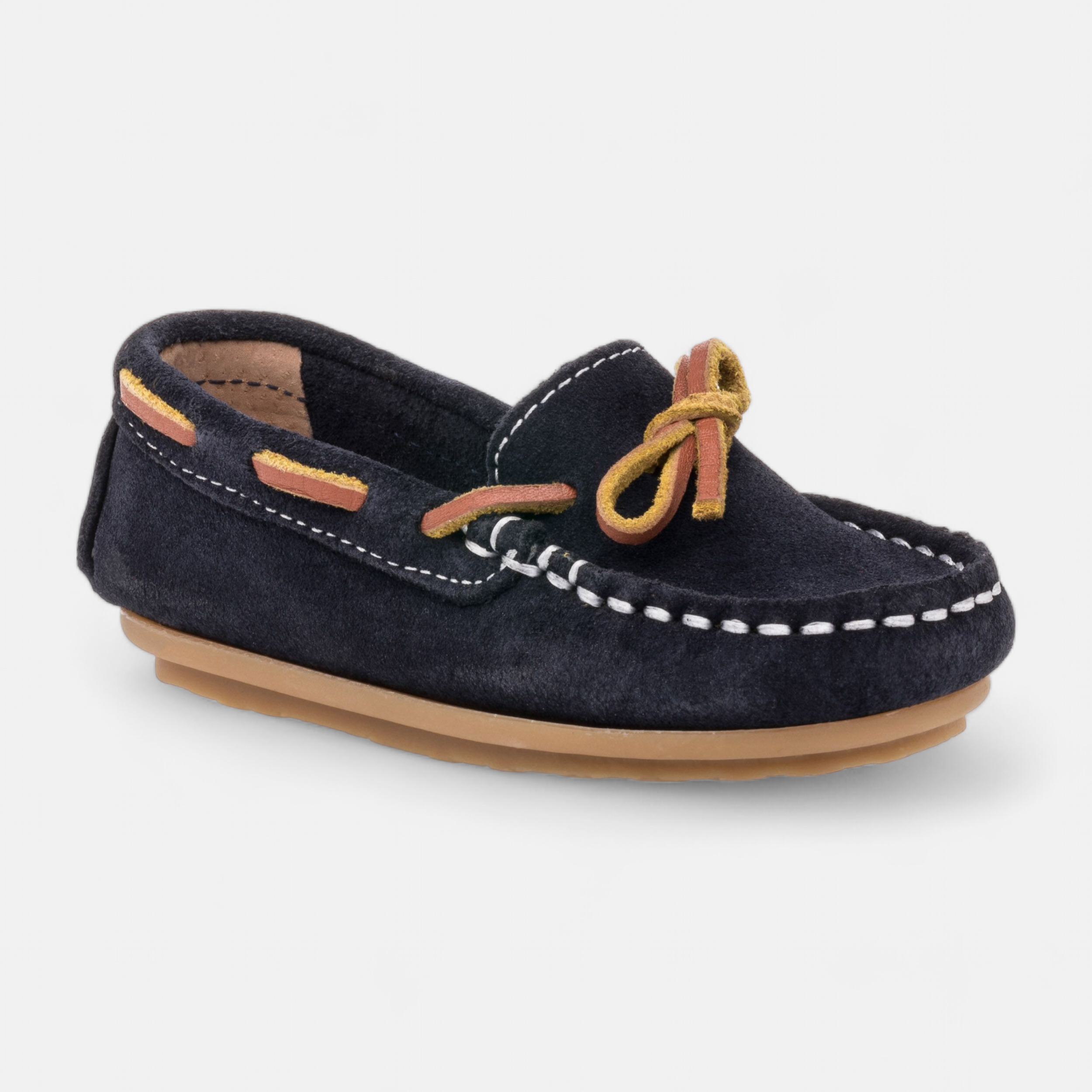 Mocassins Enfant en cuir bleu France FR