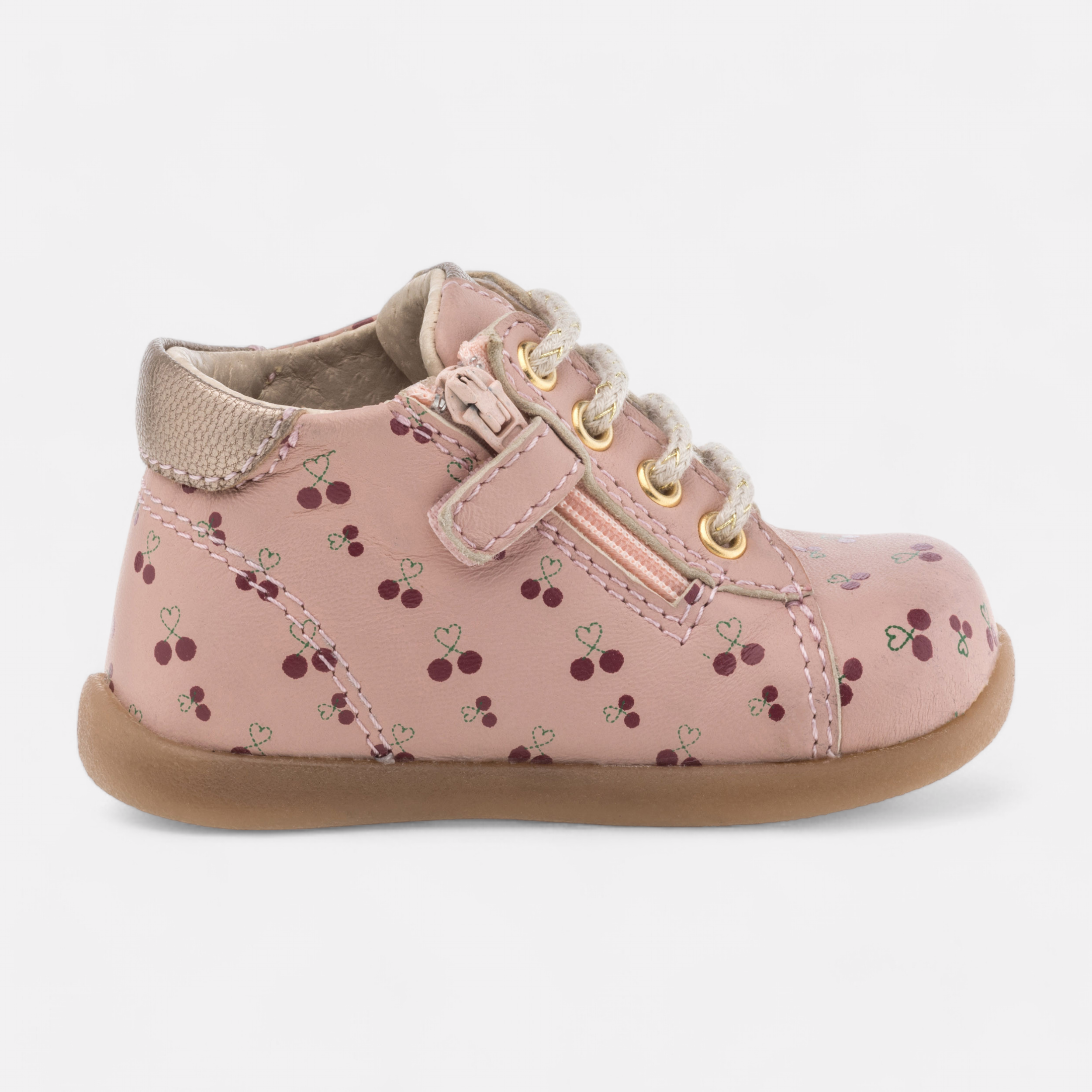 Chaussures premiers pas Enfant en cuir rose France FR