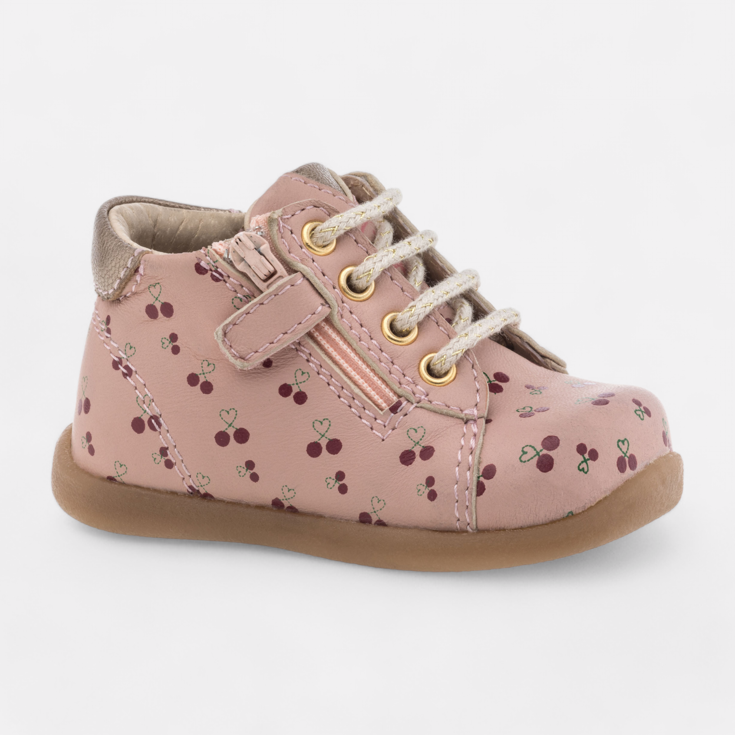 Chaussures premiers pas Enfant en cuir rose France FR