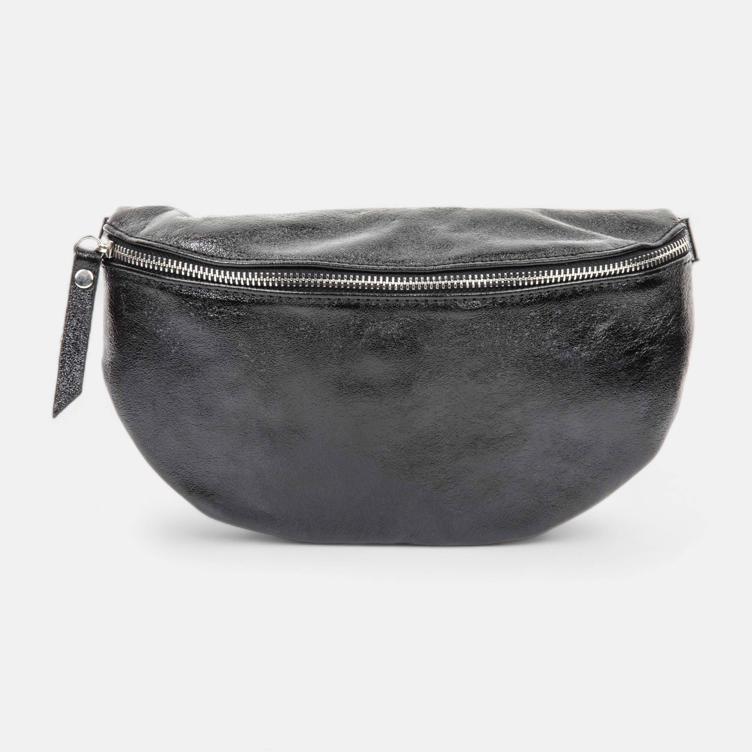 Black leather fanny pack womens online